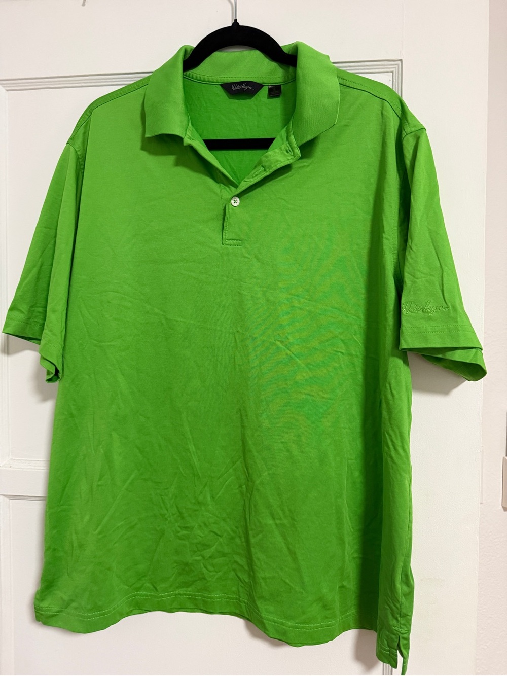 Vintage Walter Hagen Men’s Green Golf Polo Sz L